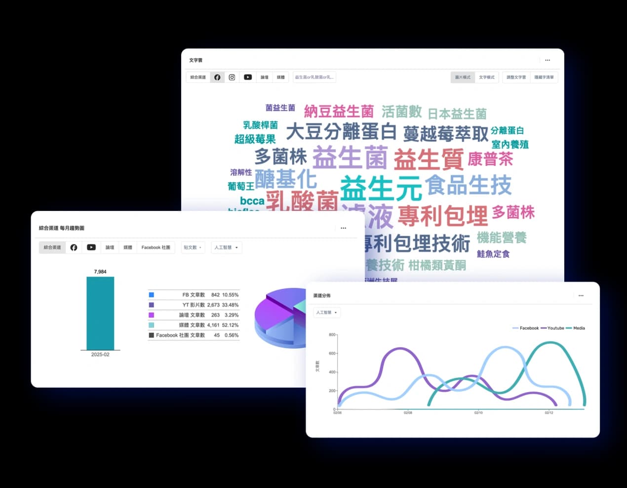 QSearch AI 輿情監測平台功能預覽