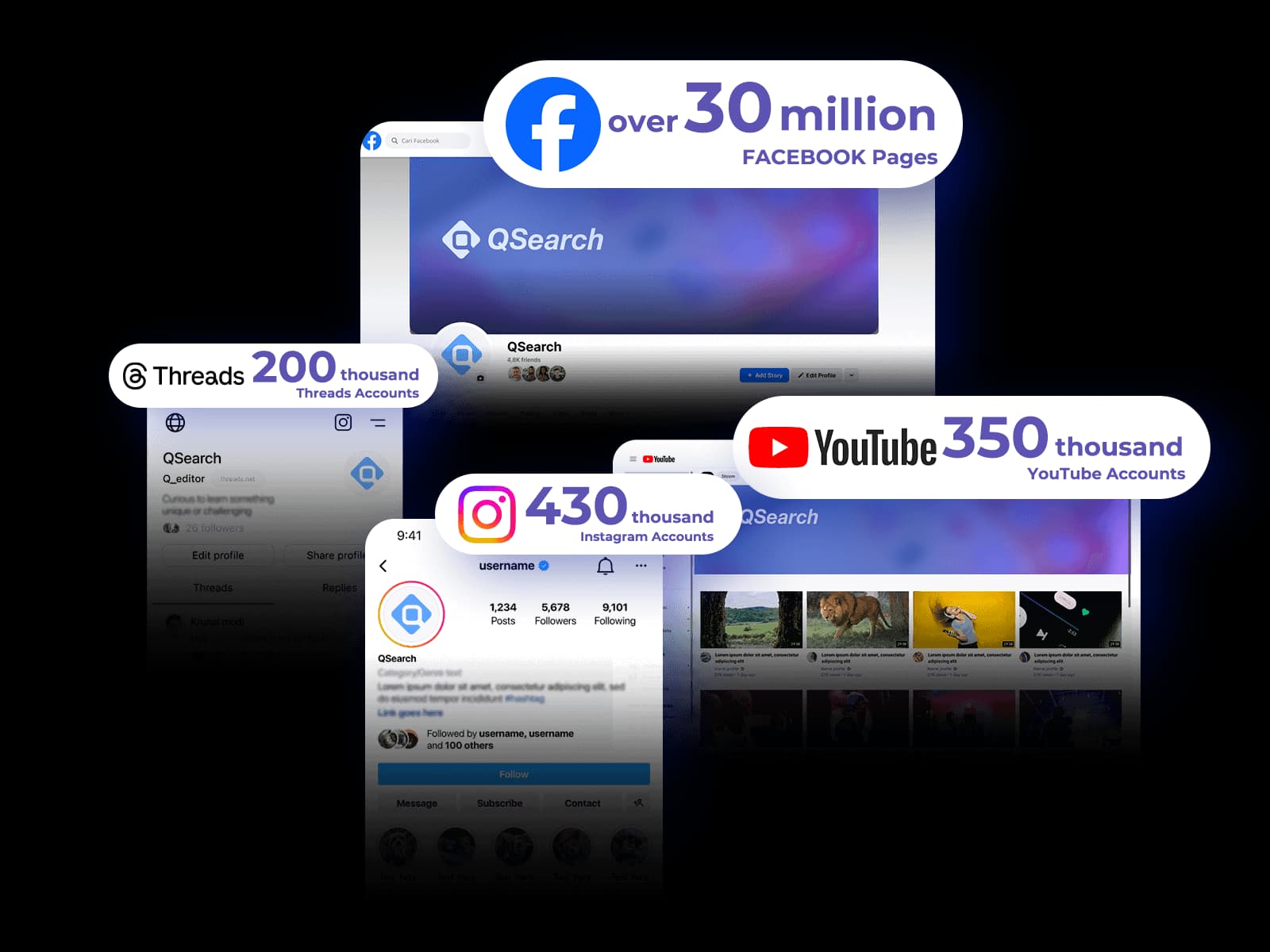 Trend+ social analysis and online volume tool interface